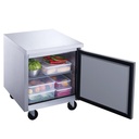 Dukers DUC29F Single Door Undercounter Freezer in Stainless Steel