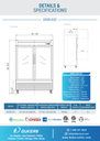 Dukers D55R-GS2 Bottom Mount Glass 2-Door Commercial Reach-in Refrigerator