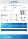 Dukers DCR36-4B12GM 36" Gas Range with Four (4) Open Burners & 12" Griddle