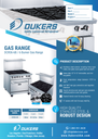 Dukers DCR36-6B 36" Gas Range with Six (6) Open Burners