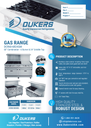 Dukers DCR60-6B24GM 60" Gas Range with Six (6) Open Burners & 24" Griddle