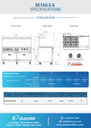 Dukers DCR60-6B24GM 60" Gas Range with Six (6) Open Burners & 24" Griddle