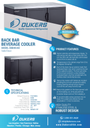 Dukers DBB48-M2 2-Door Bar and Beverage Cooler