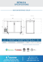 Dukers DBB48-M2 2-Door Bar and Beverage Cooler