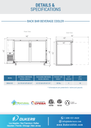 Dukers DBB60-M2 2-Door Bar and Beverage Cooler
