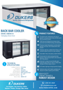 Dukers DBB48-H2 2-Door Bar and Beverage Cooler