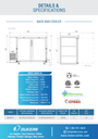 Dukers DBB48-H2 2-Door Bar and Beverage Cooler