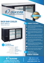 Dukers DBB60-S2 2 Door Bar and Beverage Cooler