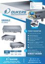 Dukers DCGM48 48 in. W Griddle with 4 Burners