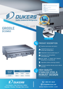 Dukers DCGM60 60 in. W Griddle with 5 Burners