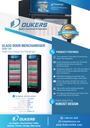 Dukers DSM-15R Commercial Single Glass Swing Door Merchandiser Refrigerator