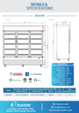 Dukers DSM-69R Commercial Glass Swing 3-Door Merchandiser Refrigerator