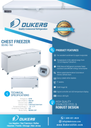 Dukers BD/BG-760 Commercial Chest Freezer