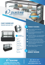 Dukers DDM72R - Straight Glass 72" Cake Showcase