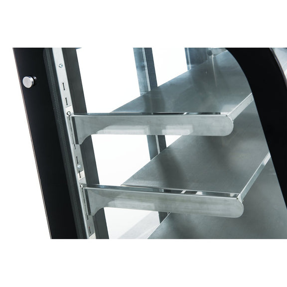 Dukers DDM48R-CB Curved Glass 48" Cake Showcase