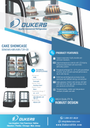 Dukers DDM48R-CB Curved Glass 48" Cake Showcase