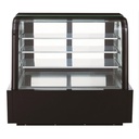 Dukers DDM72R-CB Curved Glass 72" Cake Showcase