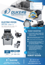 Dukers DCF15E 15lb One Basket Electric Countertop Fryer