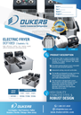 Dukers DCF10ED 20lb Two Basket Electric Countertop Fryer