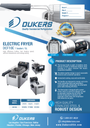 Dukers DCF10E 10lb One Basket Electric Countertop Fryer