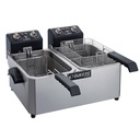 Dukers DCF7ED 14lb Two Basket Electric Countertop Fryer