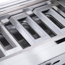 Dukers DCRB48 48 in. W Countertop Charbroiler