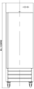 Valpro Single Door Reach-In Refrigerator 19 CU. FT.