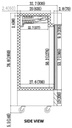 Valpro Single Door Reach-In Refrigerator 23 CU. FT.