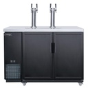 Dukers DKB60-M2 Dual Tap Kegerator Beer Dispenser