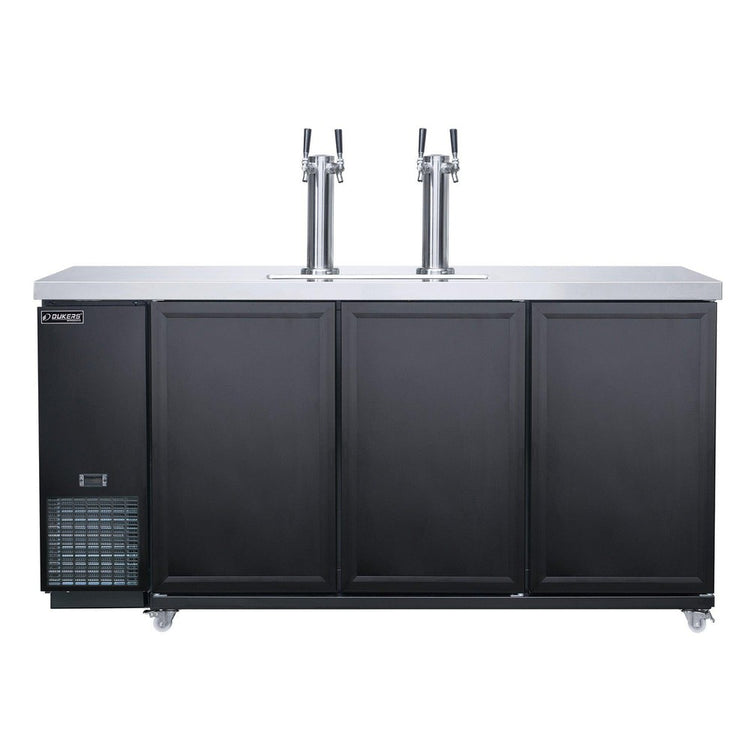 Dukers DKB72-M3 Dual Tap Kegerator Beer Dispenser