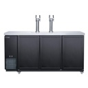 Dukers DKB72-M3 Dual Tap Kegerator Beer Dispenser