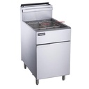 Dukers - DCF5-LPG, Commercial 70Lbs Deep Fryer with 5 Tube Burners Liquid Propane Gas 150,000 BTU's