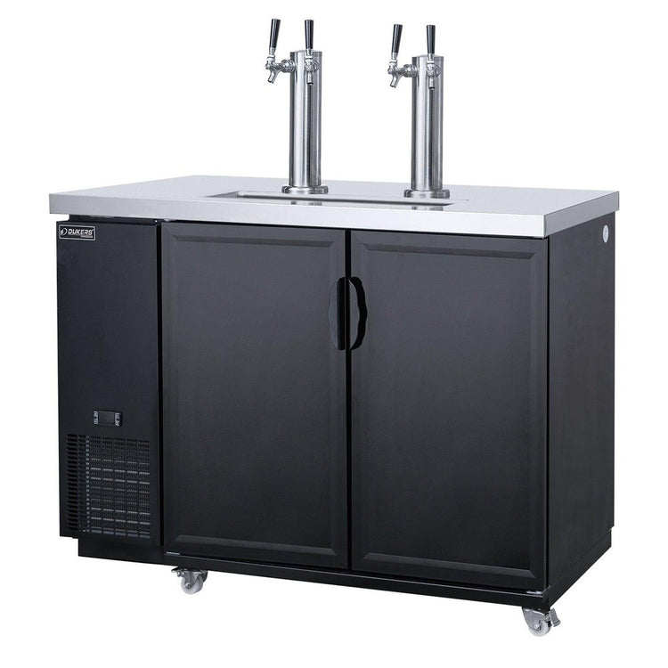 Dukers DKB48-M2 Dual Tap Kegerator Beer Dispenser