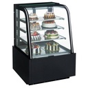 Dukers DDM36R-CB Curved Glass 36" Cake Showcase