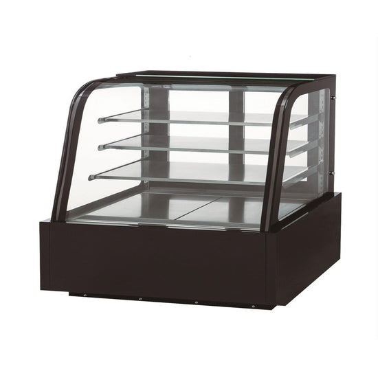 Dukers DDM60R-CB Curved Glass 60" Cake Showcase