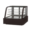 Dukers DDM60R-CB Curved Glass 60" Cake Showcase