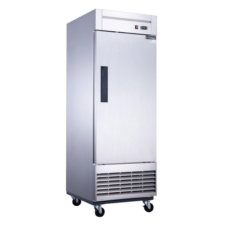 Dukers D28EF Single Door Commercial Freezer in Stainless Steel