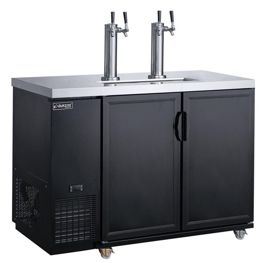Dukers DKB60-M2 Dual Tap Kegerator Beer Dispenser