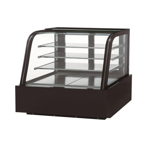 Dukers DDM60R-CB Curved Glass 60" Cake Showcase