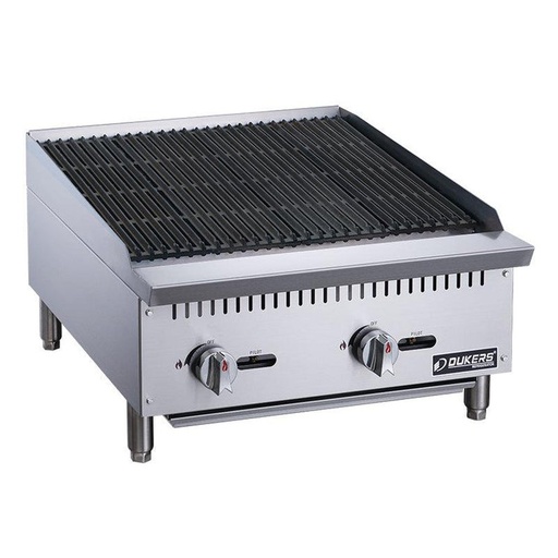 Dukers DCRB24 24 in. W Countertop Charbroiler